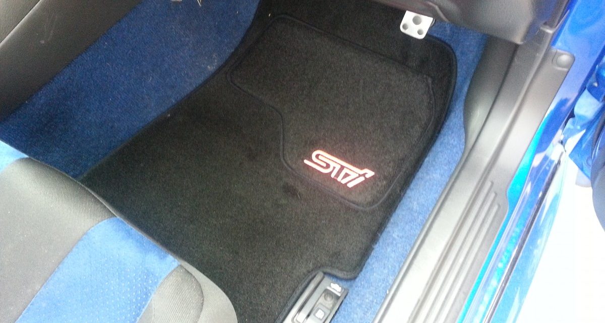 Tailored Black Car Floor Mats Carpets FOR Subaru Impreza WRX STI 2014 onwards