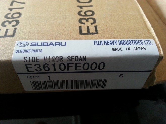 Subaru Impreza Wind Deflectors