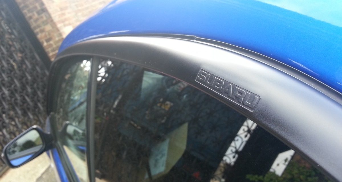 thumbnail image 2 of NEW] JDM Subaru IMPREZA GU Door Visor Genuine OEM 2 of 9