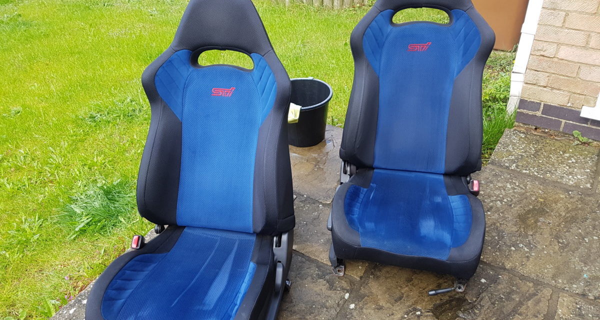 Swapping V8 Blobeye STi Seats with Bugeye V7 STi Seats